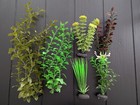 6Pcs Artificial Fish Tank Plants Fake Plastic Plants Aquarium Decor