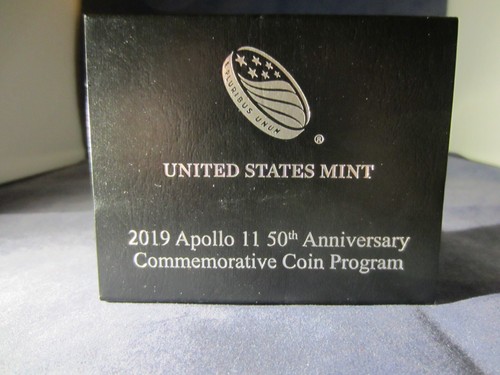 2019-D APOLLO 11 50TH ANNIVERSARY MINT STATE UNC Clad Half Dollar Upper Grades - Picture 5 of 6