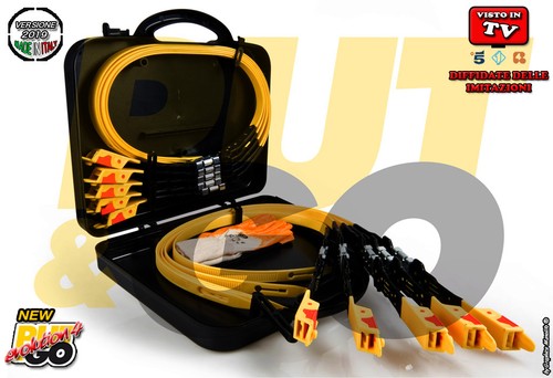 NEW PUT&GO Placca In Acciaio Dispositivo Neve Fascette Universali Fasce Catene
