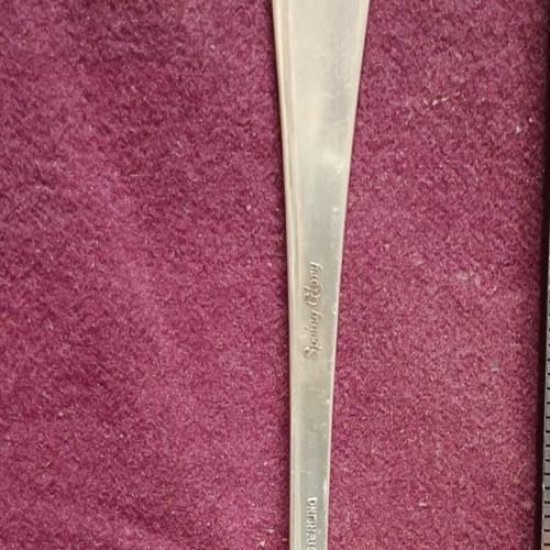 International Sterling SPRING GLORY RUNDE SCHÜSSEL SUPPENLÖFFEL 6 1/2" 40g kein Monogramm - Bild 4 von 5