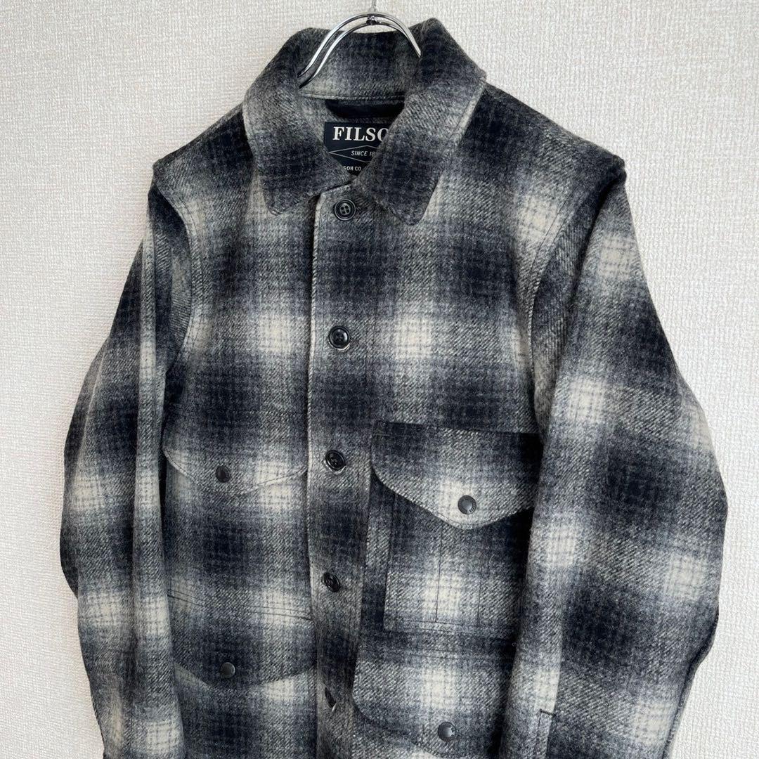 FILSON Mackinaw Cruiser Jacket Check Wool Size XS Used From