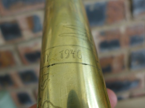 WW2 Pair of German Marks Trench Art Vase Collector Unique Decoration Man Cave - Picture 13 of 19
