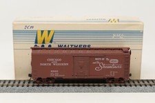 HO Walthers 932-2157 40' SS Wood Box Car Chicago & North Western C&NW Built