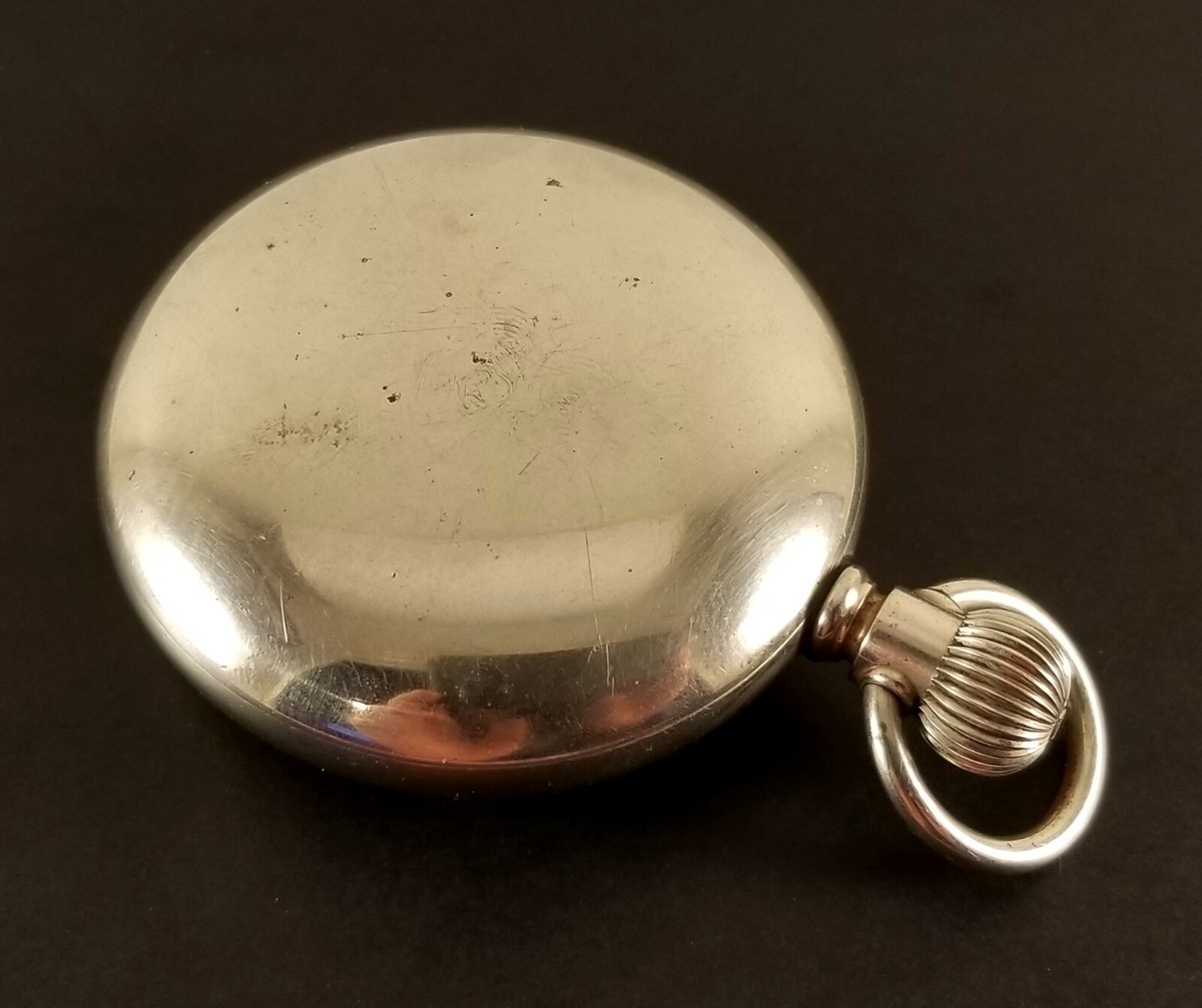 Antique Elgin Pocket Watch 7 Jewels 18 Size Keystone