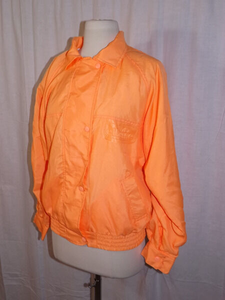 ELLESSE Vtg 80s Orange LINED WINDBREAKER JACKET S All Sports ELLESSE Vtg 80s Orange LINED WINDBREAKER JACKET S All Sports