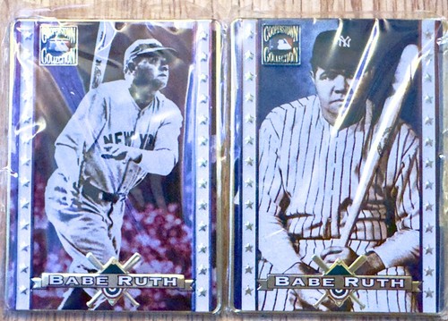 Babe Ruth Metallic Impressions Cooperstown Collectors Cards - Special 5 Card Tin - Bild 7 von 9