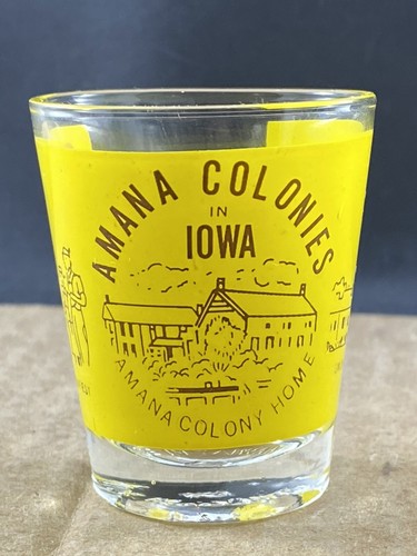 Amana Kolonien in Iowa Schnapsglas, KOMBISCHIFF 1 $