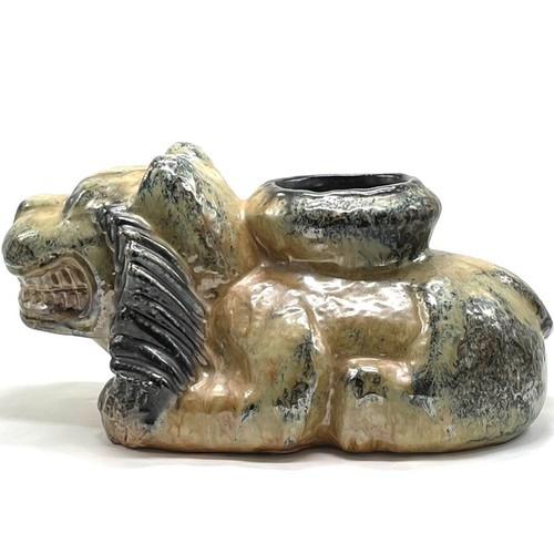 RARE, VASE "CHIEN DE FÔ" Art Déco Grés GUERIN à BOUFFIOULX Céramique Belgique... - Picture 3 of 18