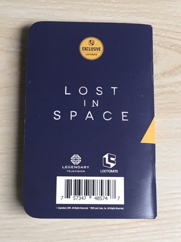 Lost in Space J2 Mission Log Small Notebook Loot Crate Exclusive 5" x 3 1/4" New - Picture 2 of 2