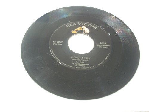 KAY STARR WITHOUT A SONG / HOME SWEET HOME ON THE RANGE*1955 RCA 47-6247*UNBESPIELT - Bild 3 von 3