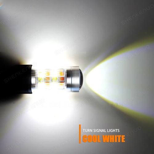 7443 7440 7444 LED intermitente interruptor blanco/ámbar DRL bombilla de estacionamiento EOA - Imagen 16 de 19