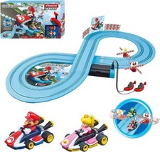 Mario Kart Slot Car Racing Set for Kids Includes Mario and Peach 7.87 ft Track