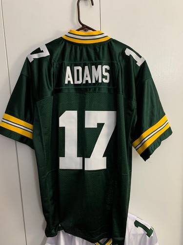 CAMISETAS GREEN BAY PACKERS DAVANTE ADAMS VERDES Y BLANCAS, JUEGO DE DOS HOGAR Y CARRETERA - Imagen 4 de 11