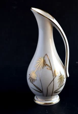 Vintage Crown Bavaria Porcelain 4.95" Bud Vase w/ 22K Gold