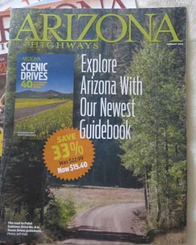 Arizona Highways 2015 (11) Issues Only missing Feb 2015 - Imagen 2 de 10