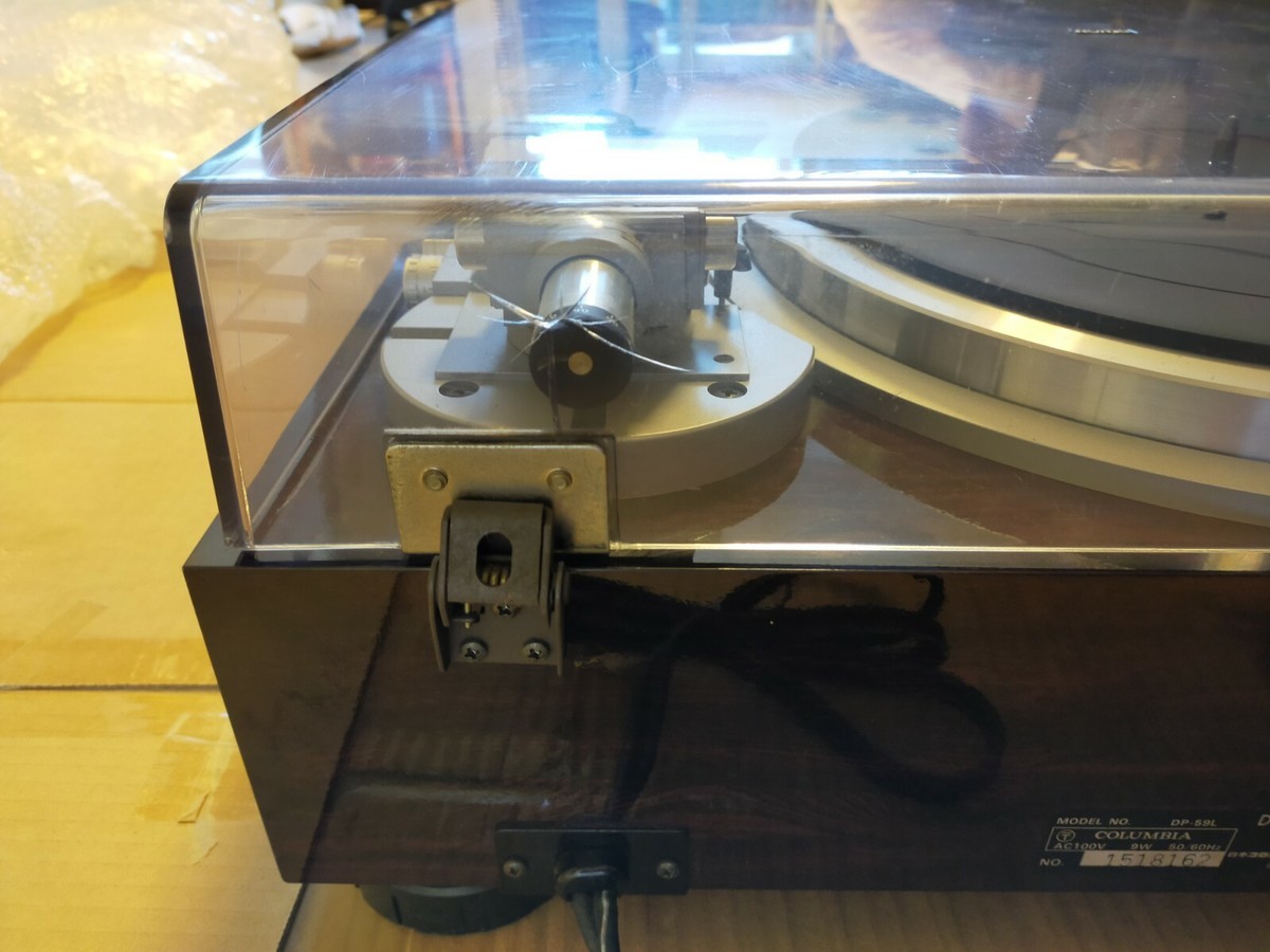 DENON DP-59L ターンテーブル Denon DP-59L Direct Drive Auto-lift Turntable tested (cover is