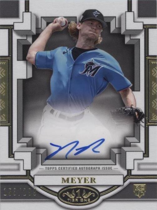 2023 Topps Tier One - Max Meyer #BOA-MM1 - 1 of 1