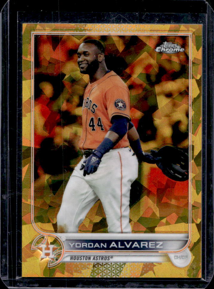 2022 Topps Chrome Sapphire Yordan Alvarez Gold #49/50 #400