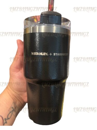 Stanley x Starbucks Taiwan 2023 Black Hammertone 20oz~RARE~NWT~US SELLER - Picture 6 of 13