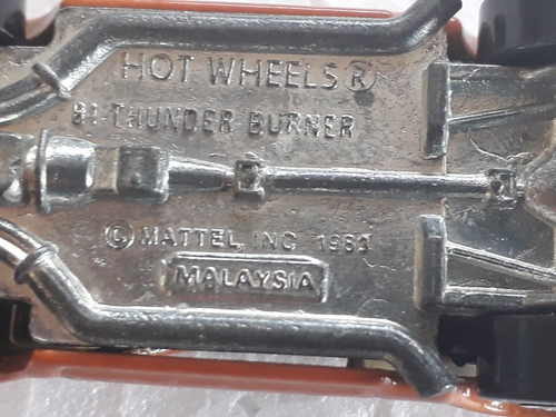 Hot Wheels light brown '81 Thunder Burner' Mattel 1983 diecast VINTAGE - Bild 4 von 4