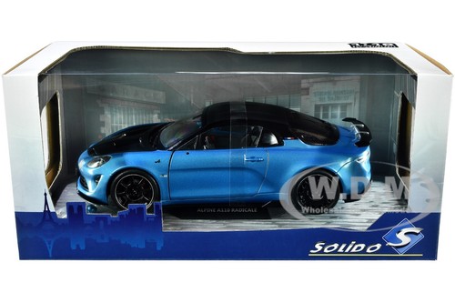 2023 ALPINE A100 RADICALE BLUE 1/18 DIECAST MODEL CAR BY SOLIDO S1801619 - Picture 7 of 7