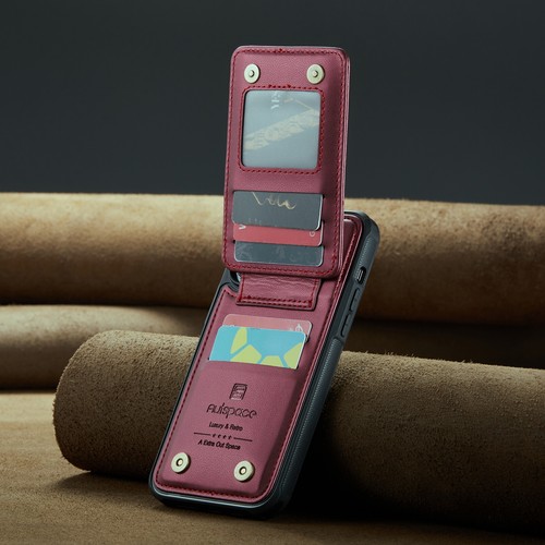 For iPhone 16 15 Pro Max 14 13 12 Leather Card RFID Wallet Back Case Stand Cover - Picture 37 of 53
