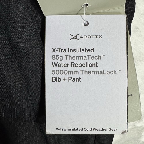 Arctix Essential Insulated Snow Pants Plus Size 1X 16 18 Short Black Ski Winter - Picture 9 of 18
