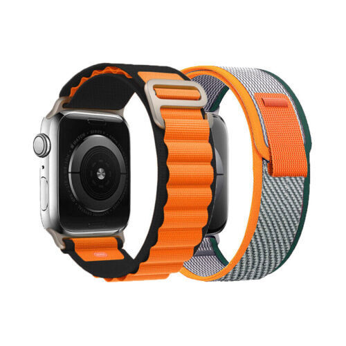 Alpine Nylon Set Wristband Watch Strap For Apple iWatch Ultra SE 8 7 6 5 4 3 2 1 - Picture 11 of 53