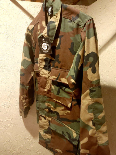 NWT PROPPER Genuine Gear BDU Small Reg Blouse Woodland Camo - Picture 2 of 5