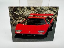 LAMBORGHINI COUNTACH LP500S Super car card Japanese Vintage Rare F/S