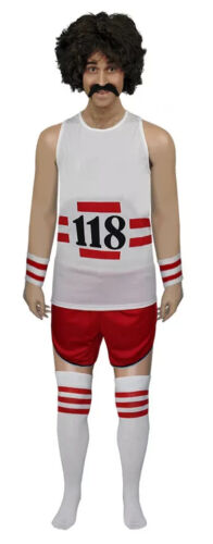 118 Party Costume Mens Women Hen Do Stag Marathon Vest Short Full Set Outfit - Picture 4 of 12
