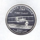 2001-S 50 State Quarters North Carolina Proof — photo from another recent sale