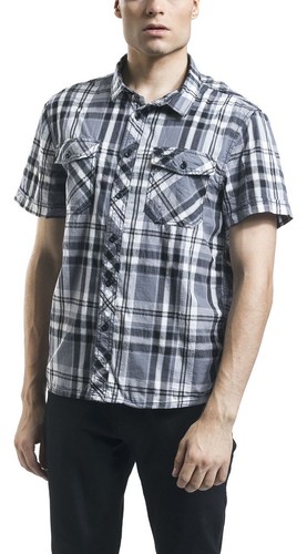 BRANDIT Camicia uomo casual quadri in cotone maniche corte ROADSTAR Shirt - Picture 27 of 45