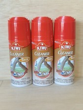 Lot 3-Kiwi Suede  Nubuck Leather Shoe Cleaner  Dirt Remove 4.25oz ea