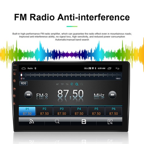 9" Android 11 32G Car Stereo Radio GPS Navi WIFI For Hyundai Santa Fe 2 2006-12 - Picture 8 of 12