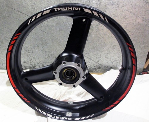 Triumph Speed Triple 955i T509 Felge Rad vorn front rim wheel Vorderrad 3,50x17 - Bild 4 von 6