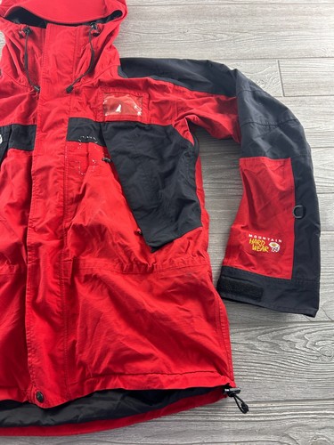 Mountain Hardwear Red Black Conduit Ski Snow Parka Jacket Mens Size Medium - Picture 2 of 10