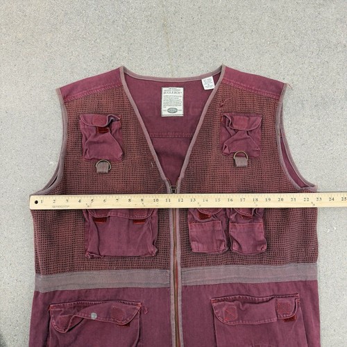 Vintage Bugle Boy Vest Mens Multi-Pocket 90s Size XL - Picture 9 of 11
