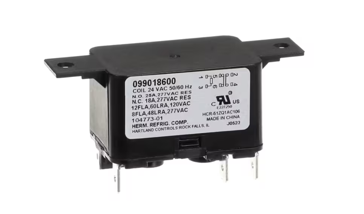 Lennox 099018600 Fan Relay 24V 50/60Hz Coil 104773-01