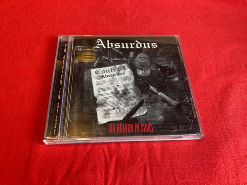 Absurdus – No Heaven In Sight [CD/VG] CRADLE OF FILTH DARKTHRONE MARDUK EMPEROR