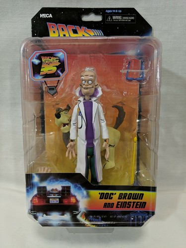 NECA Toony BACK TO THE FUTURE Biff Marty & Doc Set - Picture 5 of 8