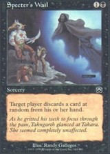 Specter's Wail Light Play, English Magic the Gathering MTG Mercadian Masques