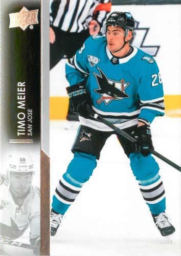 Timo Meier 2021-22 Upper Deck Hockey Series 1 Base Card #152 San Jose Sharks NHL - Picture 1 of 2