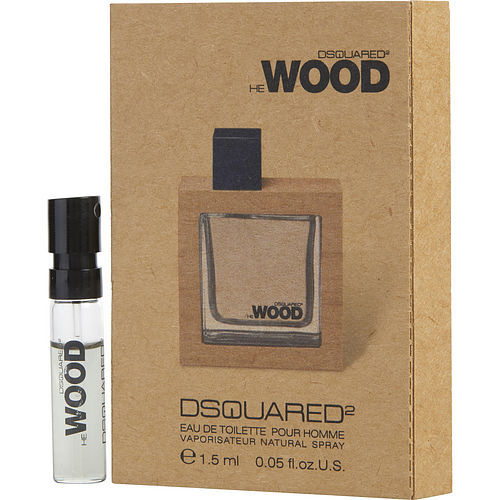 HE WOOD by Dsquared2 EDT SPRAY VIAL ON CARD For MEN