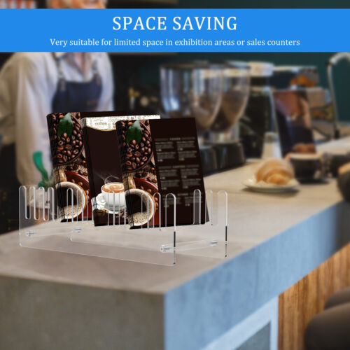 Greeting Card Tabletop Holder Acrylic Greeting Card Display Stand 14 Slots* - Picture 5 of 11
