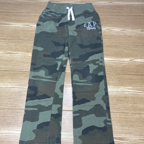 Pantalones Para Niños Jóvenes GAP Deportivos De Forro Polar De Camuflaje Talla L - Picture 4 of 15