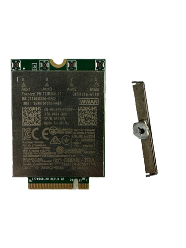 Dell Latitude WWAN 4G LTE module 0PJ8F9  T99W968 DW5821e-eSIM SnapDragon X20 - Bild 2 von 5