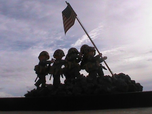 PLAYCUSTOM DIORAMA IWO JIMA (1945) (6) MARINES REF-0001 - Foto 10 di 24
