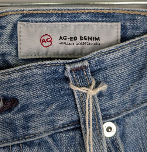 AG Adriano Goldschmied The Ex Boyfriend Slim Slouchy Blue Denim Jeans Size 29 - Picture 8 of 22