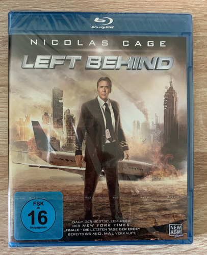 Left Behind Bluray Nicolas Cage Nicky Whelan NEU OVP NEW Sealed